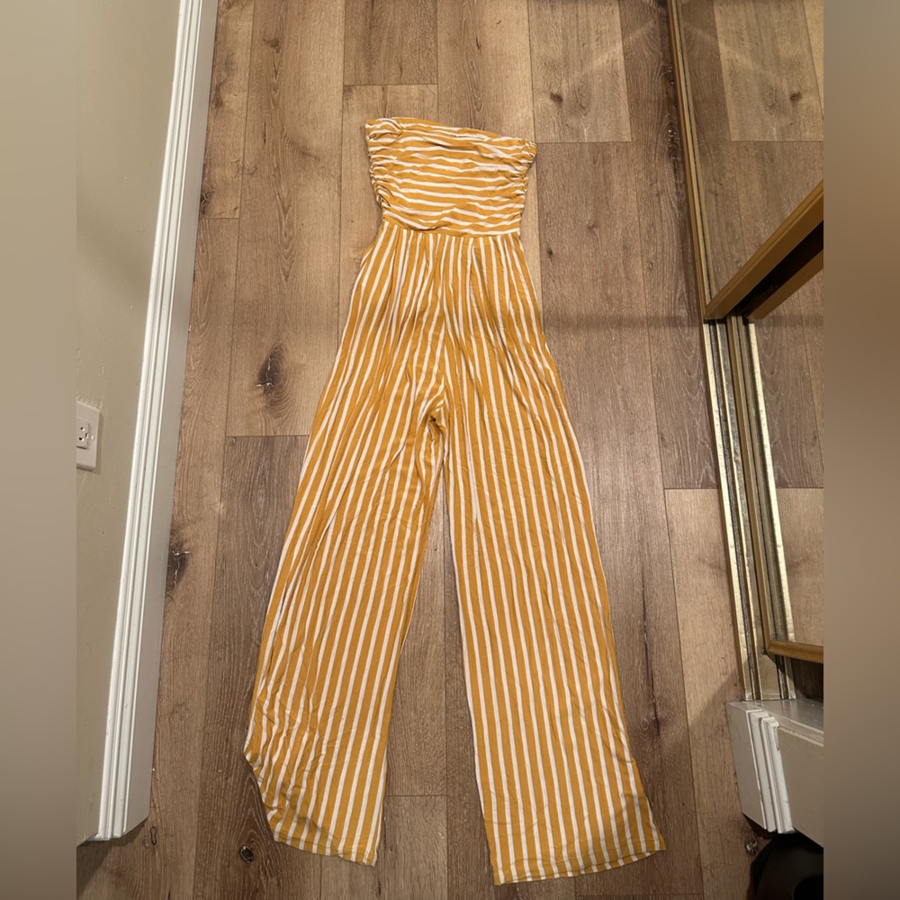 Comfy and Cute Stripped Jumpsuit